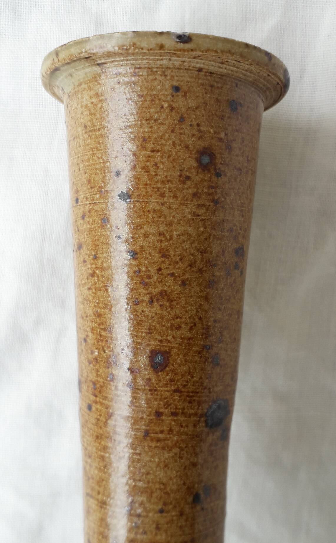 Pyrite stone single-flower vase