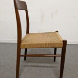 Pair of Danish chairs in teak and rope from the 60s/70s