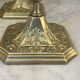 Pair of 19th century brass candlesticks