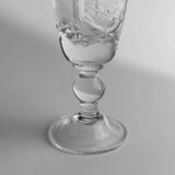 Transparent Crystal Champagne Glasses - Set of 12, Vintage Italian Glassware (1970s)