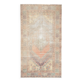 Tapis 4x6 pour cuisine tapis vintage en laine fait main, 112x196Cm SK 3865