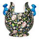 "Gueulard" vase in glazed ceramic from Gien