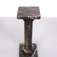 Two black portoro marble pedestals, Italy