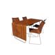 Dining set Tønnestav by Kjell Richardsen for Tynes Møbelfabrikk, Norway, 1960s