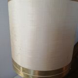 Lamp foot chrome vintage ceramic ball 60 70