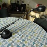 Aluminor articulated lamp black metal Vintage 70/80