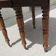 Table 6 feet with flap, opening on 2 extensions, Walnut
