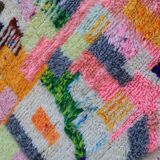 Tapis marocain berbère boujad multicolore moderne
