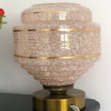 Lampe à poser verre de Clichy