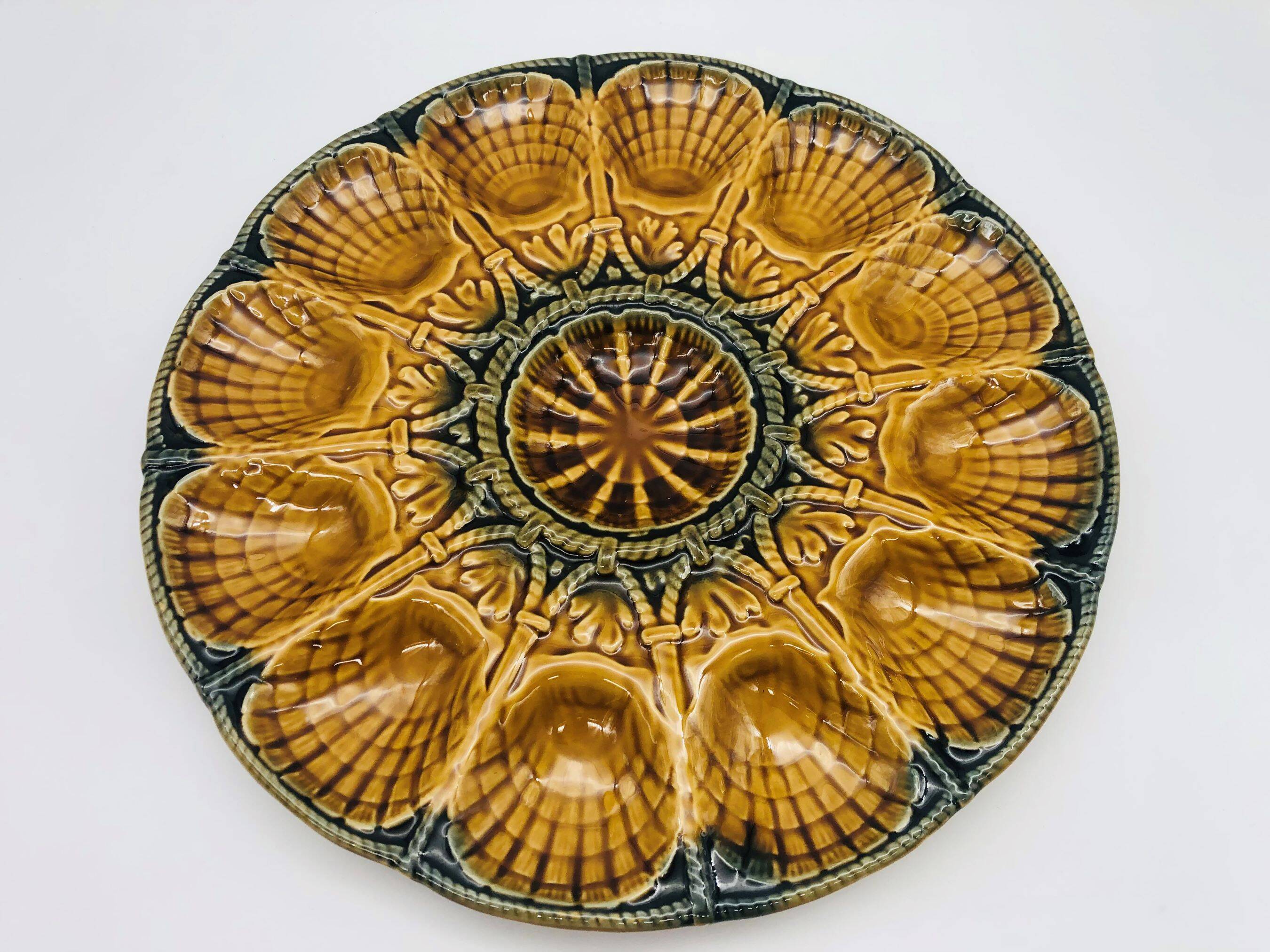 Shellfish dish, Sarreguemines.