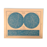 Lithograph engraving on the sky from 1928