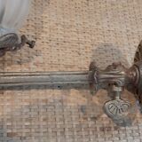 Applique murale en bronze avec tulipe XIXeme