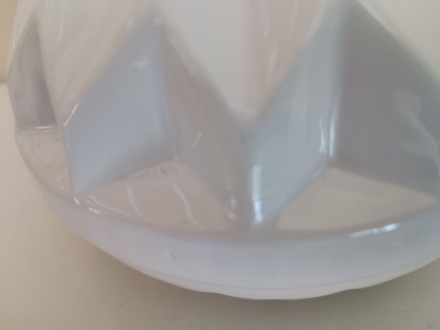 Vintage white ceramic vase