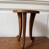 Vintage wooden side table / stool