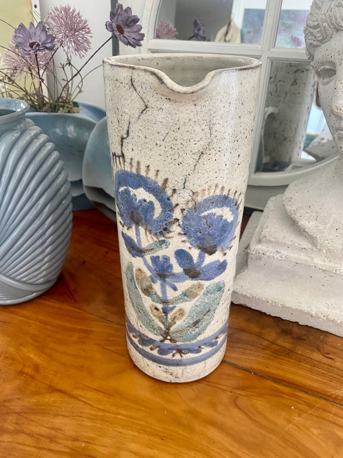 Pitcher or vase Gustave Reynaud ceramic Vallauris