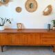 Vintage Scandinavian teak sideboard