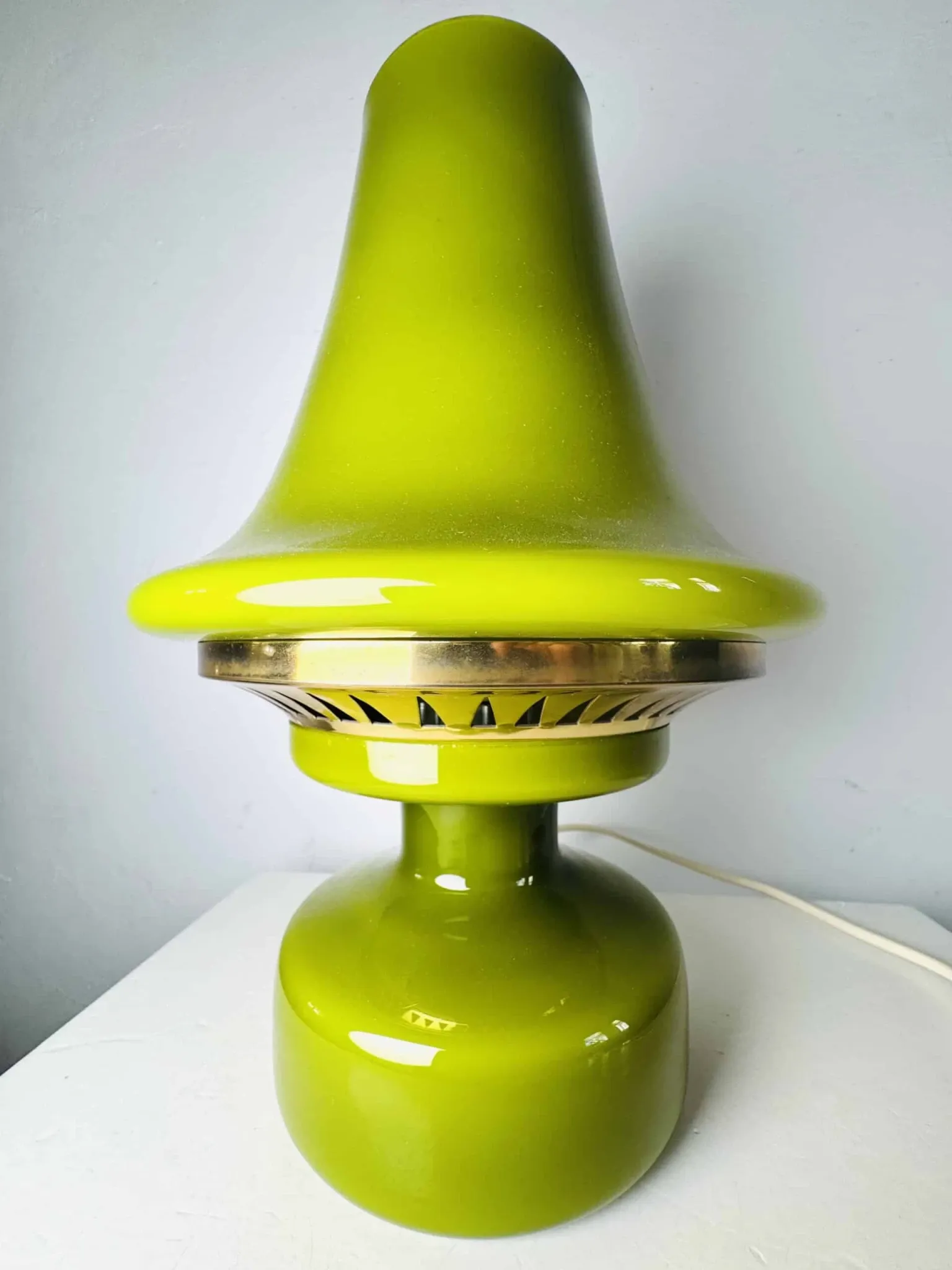 B-124 Glass Lantern Table Lamp By Hans-Agne Jakobsson For Markaryd Ab, Sweden, 1960S