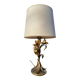 Lampe vintage dorée bouquet de lys Flor Art