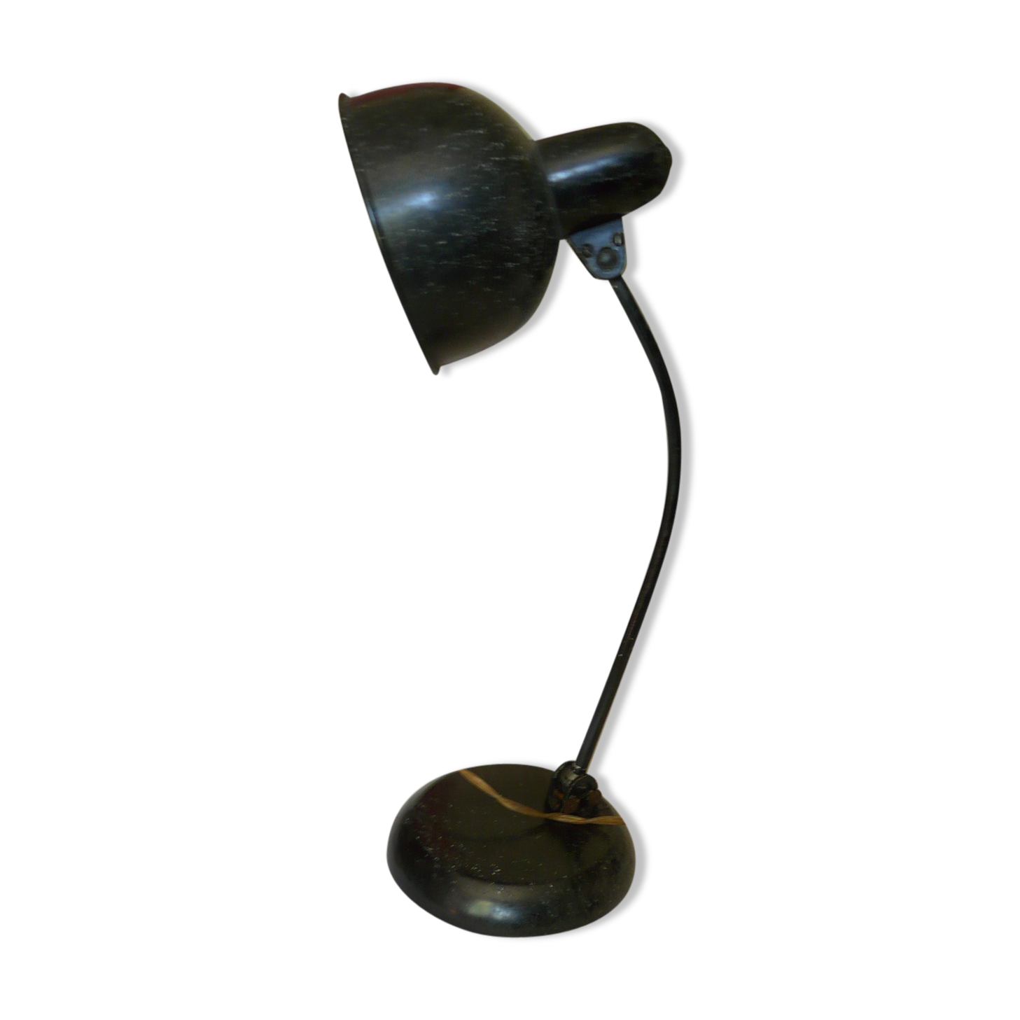 Black vintage lamp metal