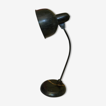 Lampe vintage noire en métal