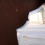 Beautiful frameless mirror '40s 100x100cm