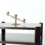 Table basse en hêtre foncé par Hikor Pisek Tchécoslovaquie années 1980