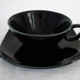 2 cups with saucers New Time Boch Frères 1955