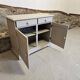 Gray pine sideboard