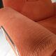 70s corduroy space age armchair