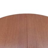 Table à manger ronde extensible teck scandinave vintage 1960