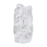 Soliflore "glaçon" en verre années 70