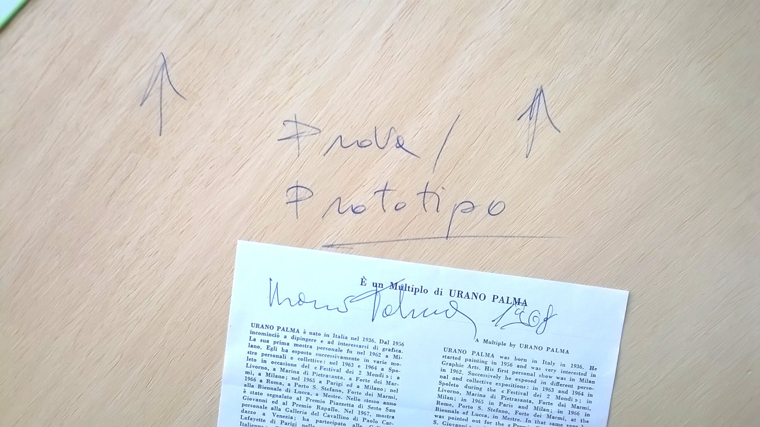 Urano Palma, cinetic plastic panels, 1968, set of 3.