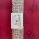 Applique vintage verre et chrome