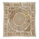 Vintage hand-embroidered tablecloth 137x147 cm
