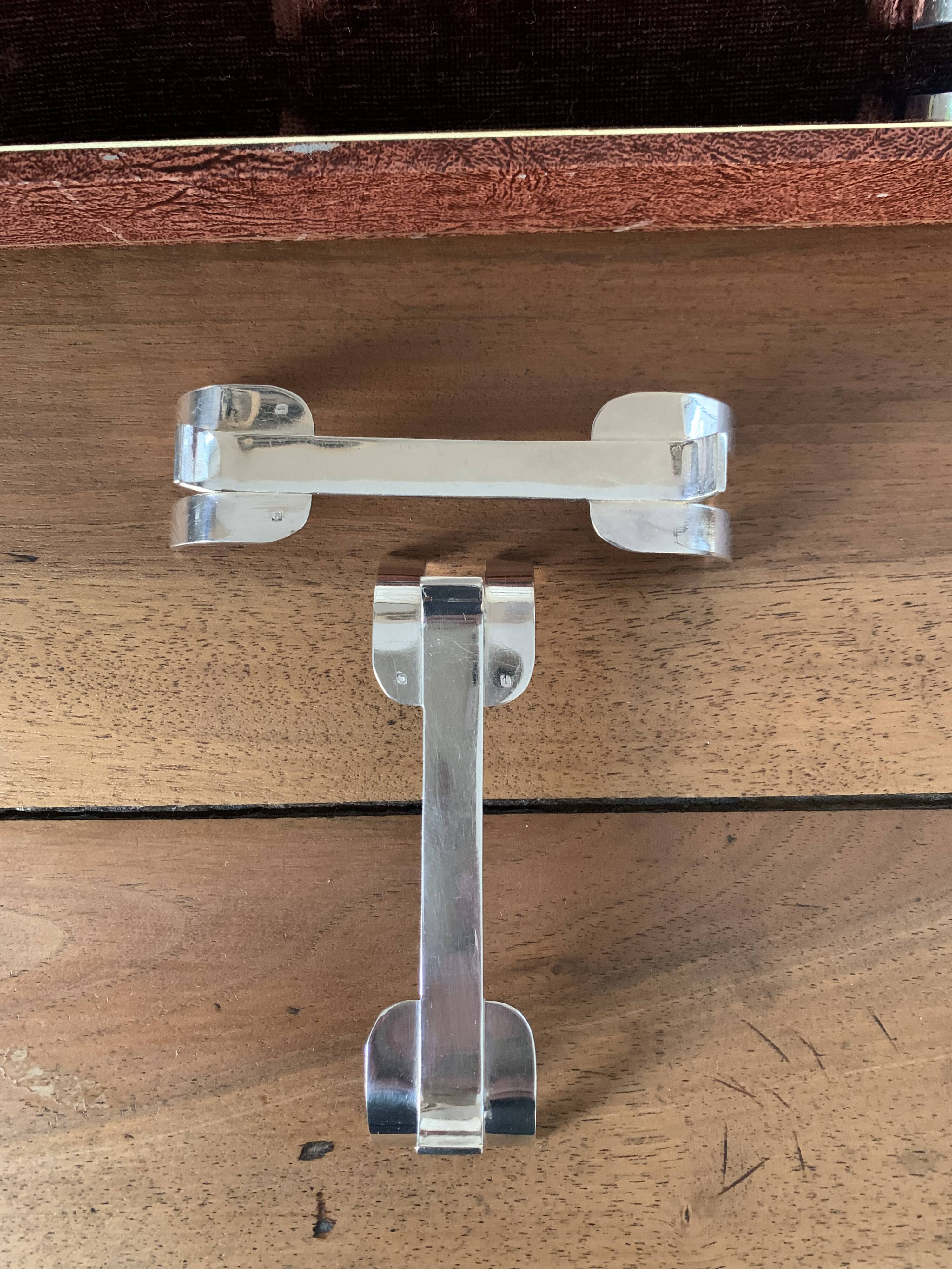 Box of 12 Orbrille silver-plated knife rests