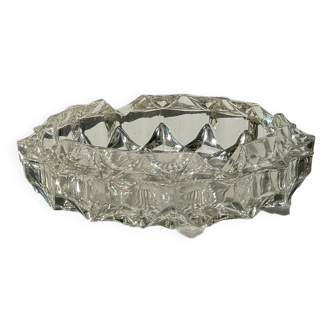 Very large classic glass ashtray D:16