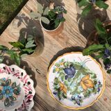 Flower plate to hang