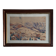 Watercolor on paper by Robert Gaillard 20th century Megève 1944