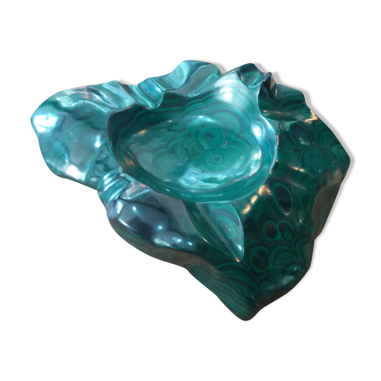 Ashtray malachite