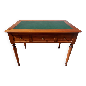 bureau, plateau en cuir