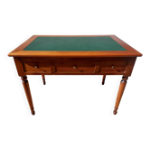 Desk, leather tray