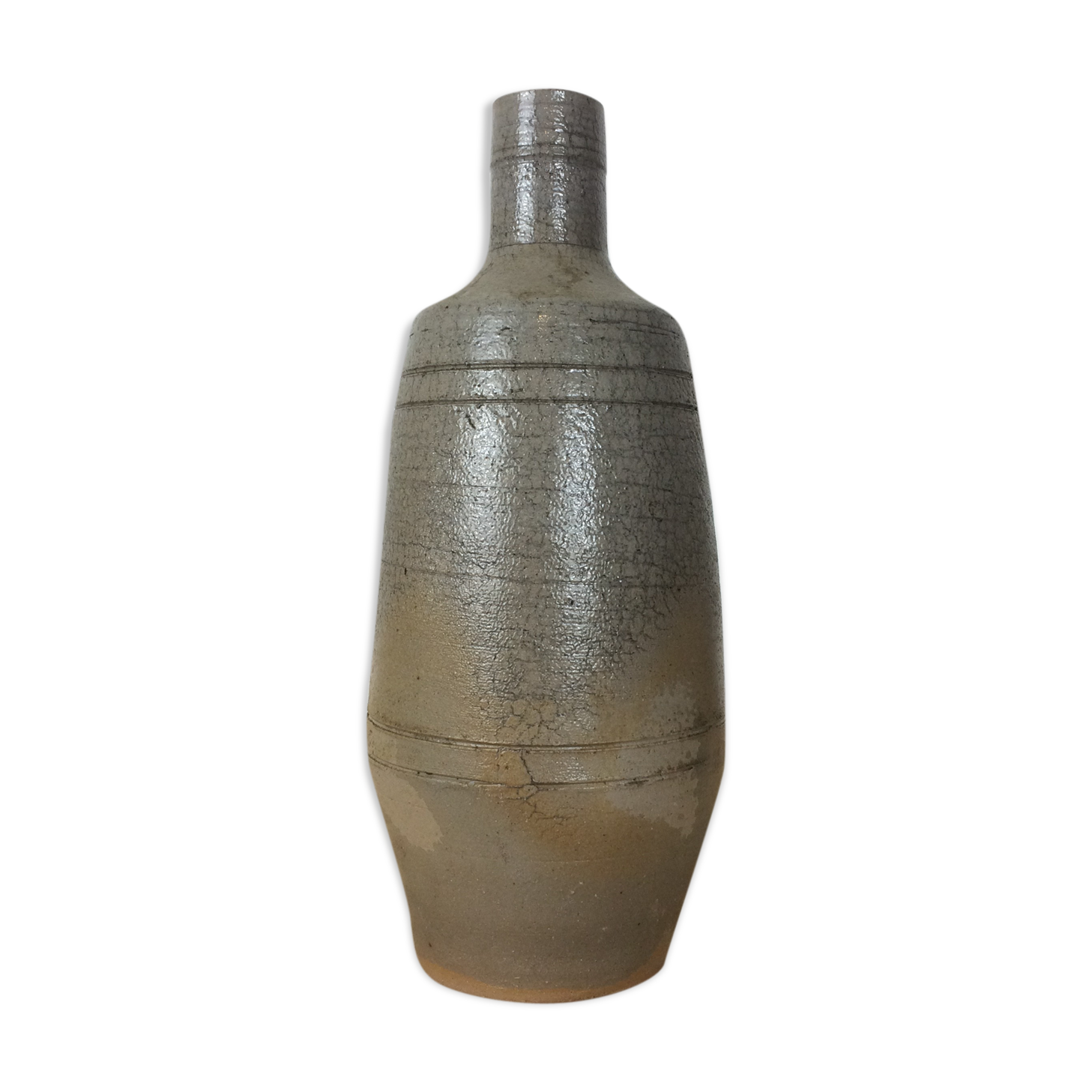 Bottle-shaped sandstone soliflore vase