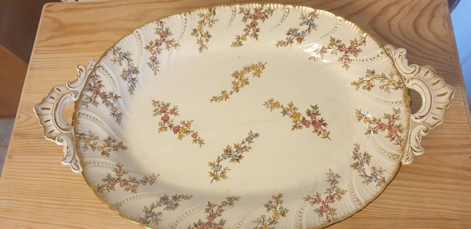 2 Louis XV Dishes from Sarreguemines