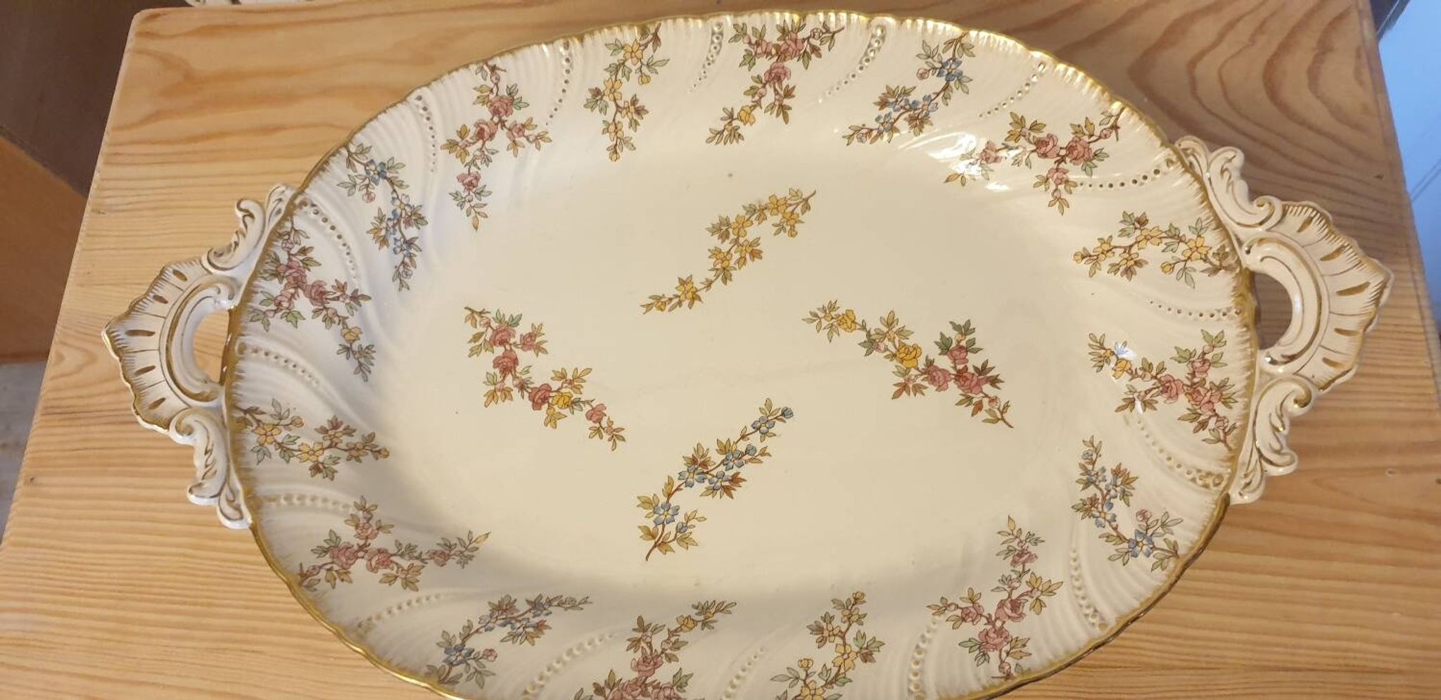 2 Louis XV Dishes from Sarreguemines