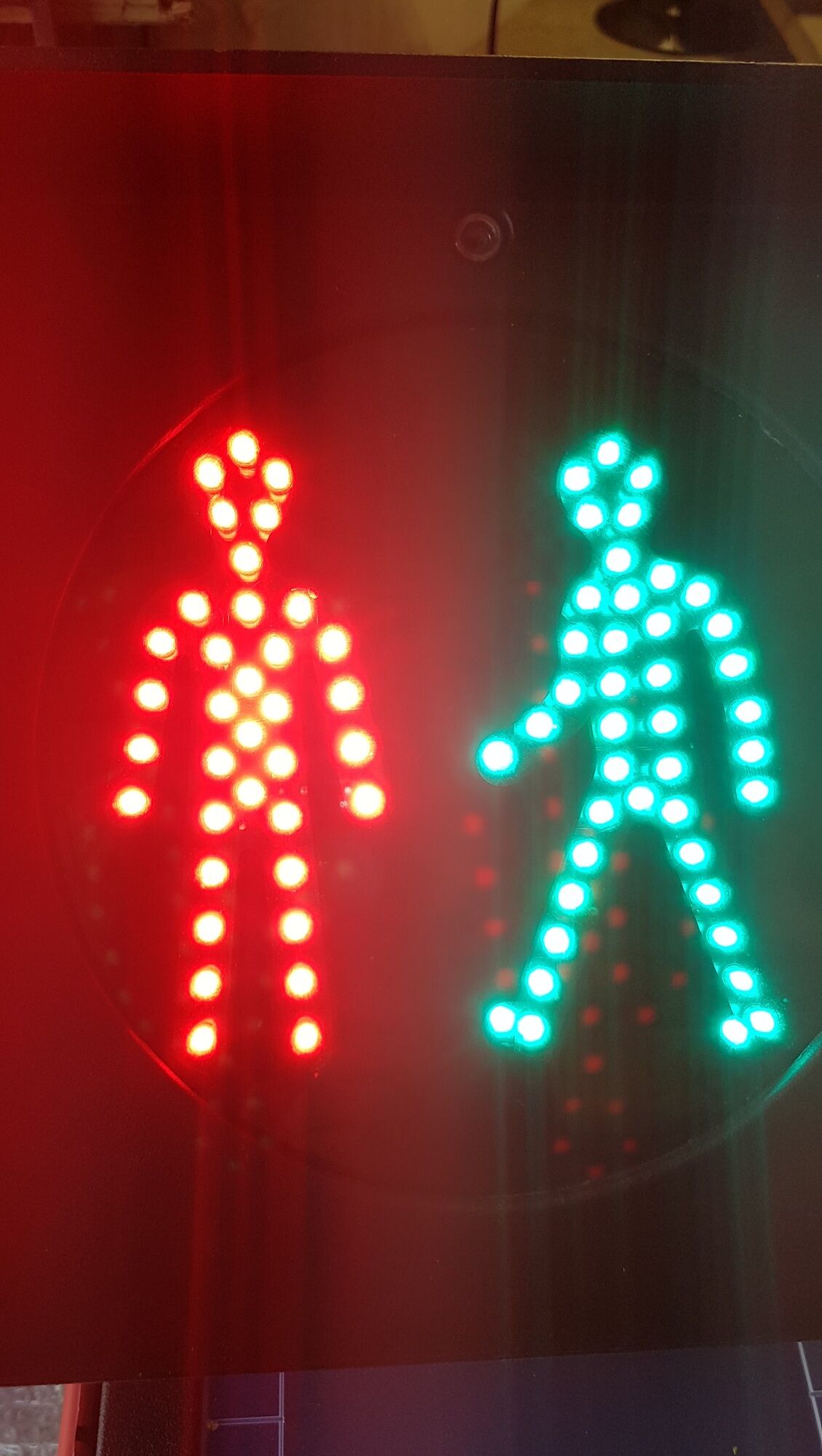 Former pedestrian crossing lights downgraded from the city of Paris