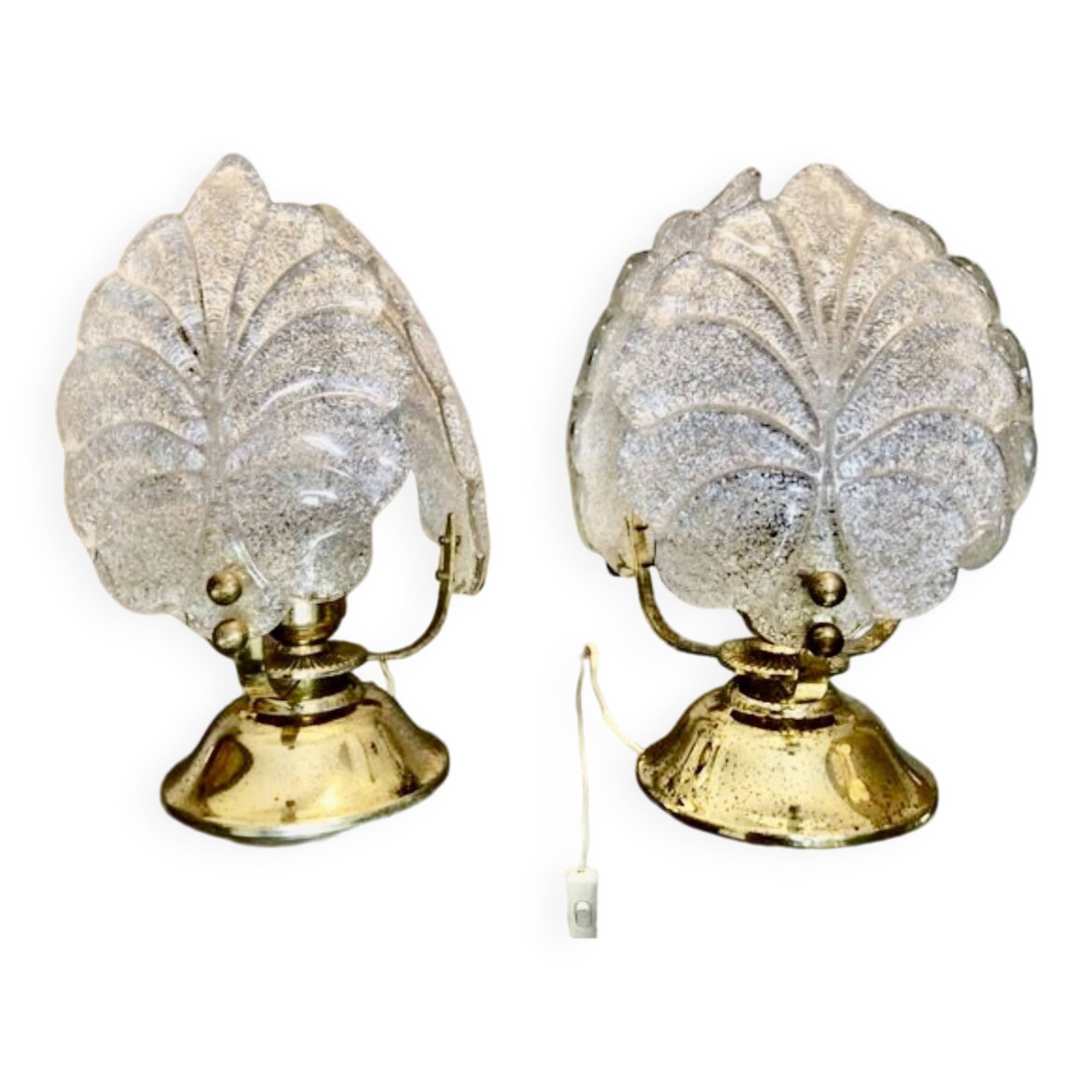 Table lamp by Mazzega Murano glass, Italy 1970