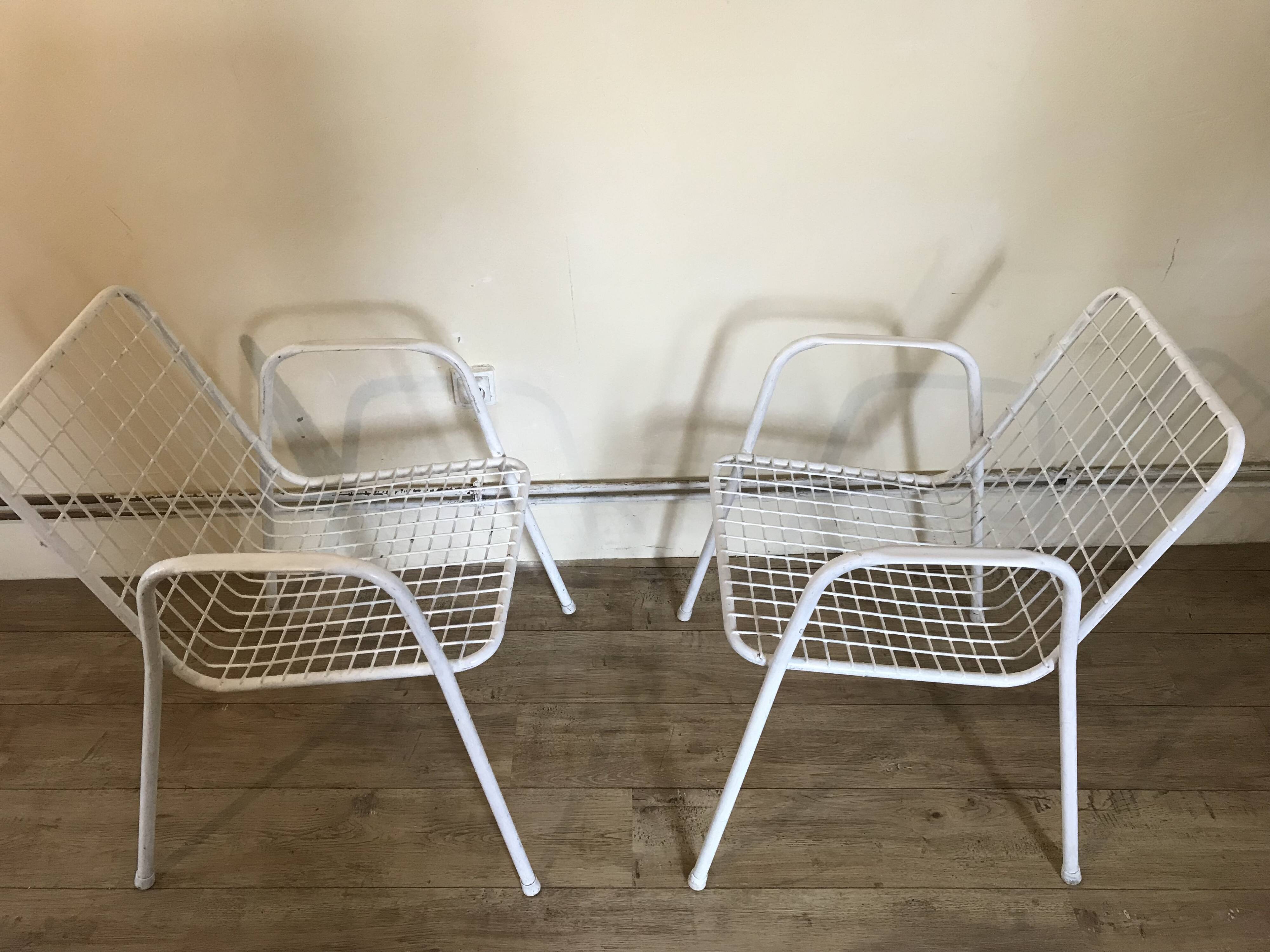 Pair of vintage emu rio model armchairs