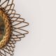 Rattan Sun Mirror