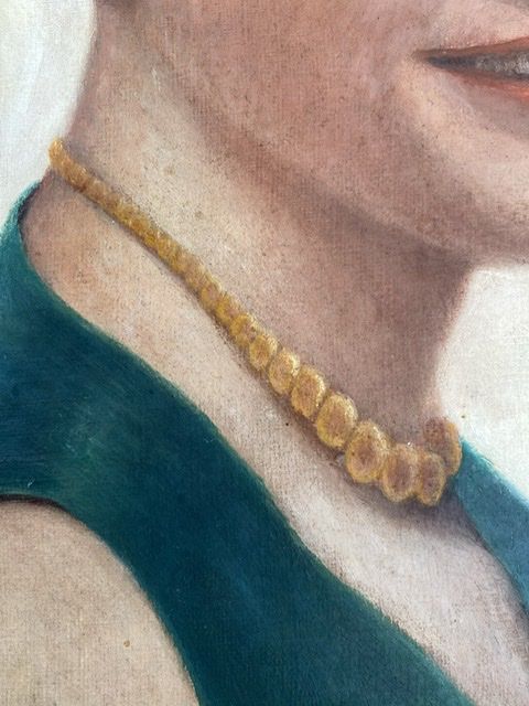 Portrait of a woman, signed Debiesse dated 1928