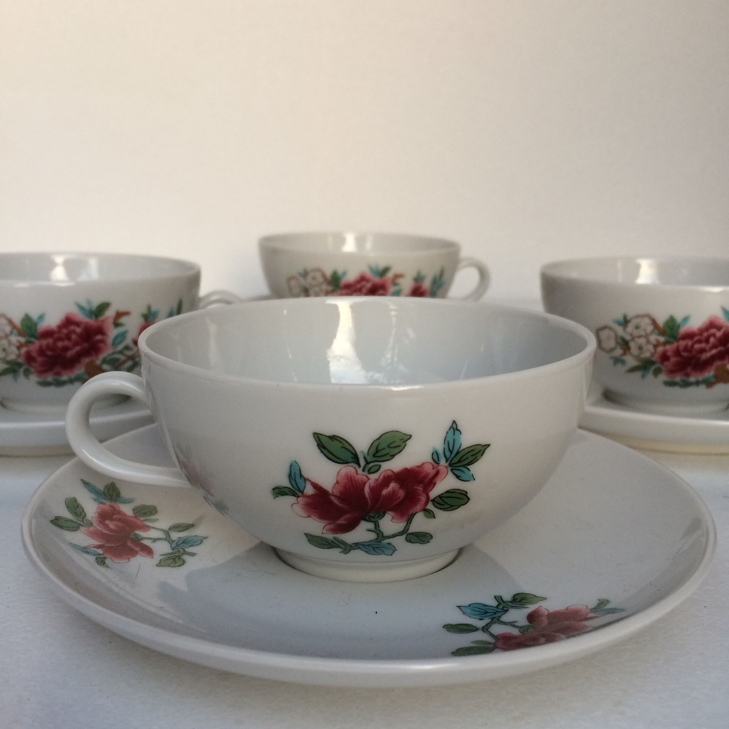 Porcelain tea cups